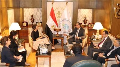 رئيس الرعاية الصحية يبحث التعاون مع مدير الوكالة الفرنسية للتنمية