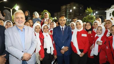 نائب محافظ المنيا يشهد احتفالية التربية والتعليم علي كورنيش النيل