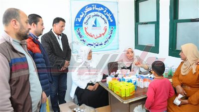 قافلة طبية لجامعة كفر الشيخ ضمن مبادرة 