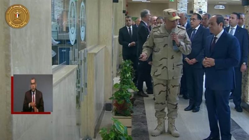 الرئيس السيسي يتفقد