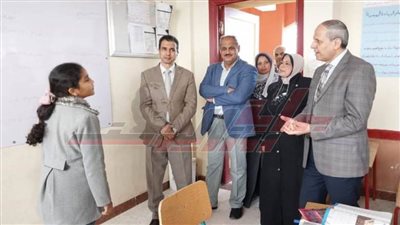 وكيل تعليم كفر الشيخ ووكيل المديرية يتفقدان عددًا من مدارس الرياض