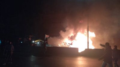 إخماد حريقين بسيارة ومخزن قطن بالقليوبية دون خسائر بشرية