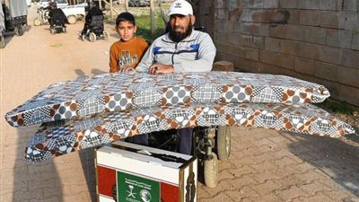 مركز الملك سلمان للإغاثة يوزع مواد إغاثية وغذائية متنوعة في سوريا وتركيا