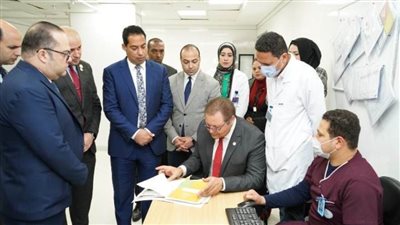 جولات ميدانية لرئيس هيئة الاعتماد والرقابة الصحية بالإسماعيلية وبورسعيد