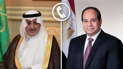 الرئيس السيسي يتلقى اتصالا من أمير تبوك للتهنئة بحلول شهر رمضان