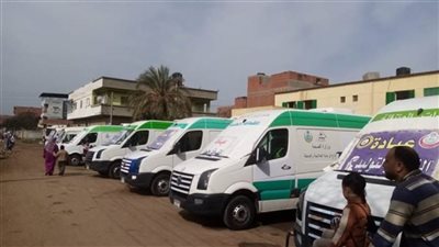الكشف على 1654 مريضاً فى قافلة علاجية بقرية الخليج مركز المنصورة 