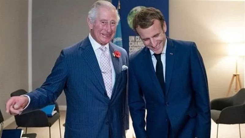 ماكرون وملك بريطانيا
