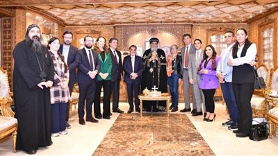 البابا تواضروس خلال لقاء وفد فرنسي: هجمات أغسطس 2013  استهدفت مصر ووحدتها الوطنية