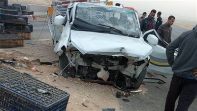 مصرع شخص وإصابة آخر في حادث تصادم بالشرقية