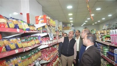 حملة حماية المستهلك ببني سويف وناصر لمراقبة الأسواق وتوافر السلع