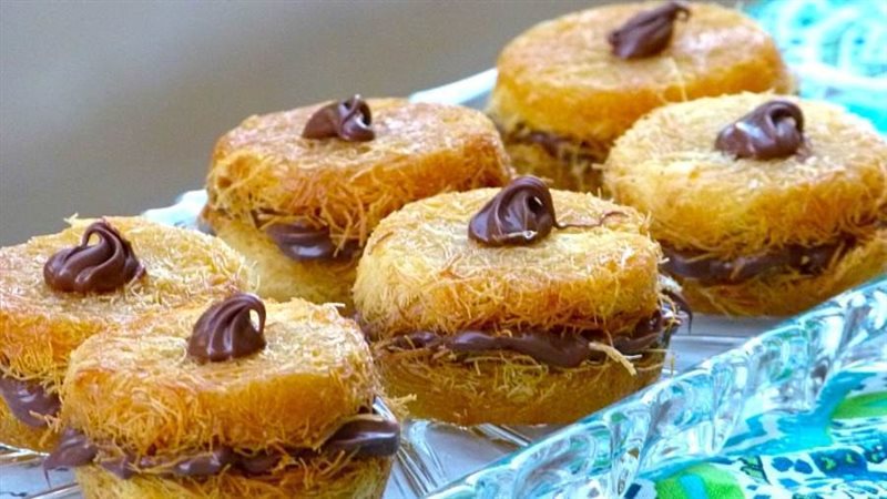 ميني كنافة بالنوتيلا