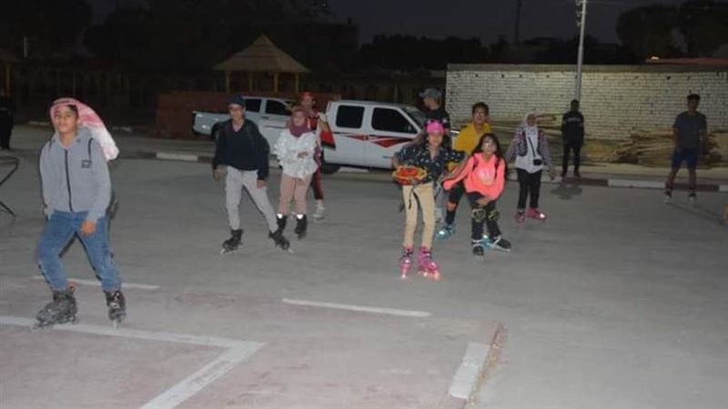 اطفال الباتيناج يستقبلون