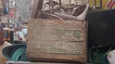 رفع 180حالة إشغال طريق خلال حملة نفذتها الوحدة المحلية بشوارع الواسطى