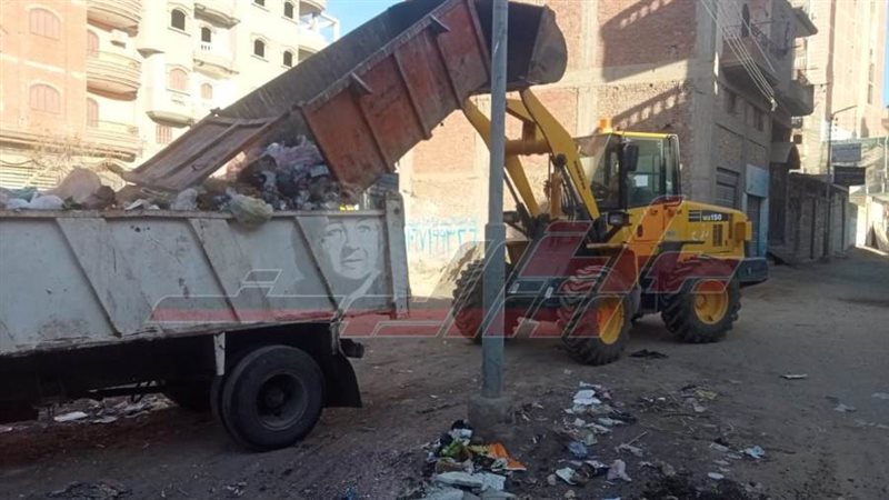 رفع مخلفات القمامة