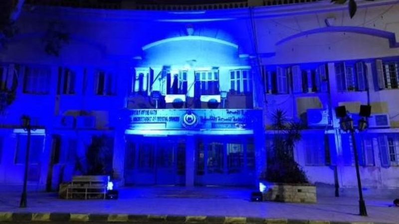 إضاءة أبنية صحية