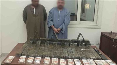  ضبط 480 طربة لمخدر الحشيش بحوزة شخصين بسوهاج بقصد الاتجار