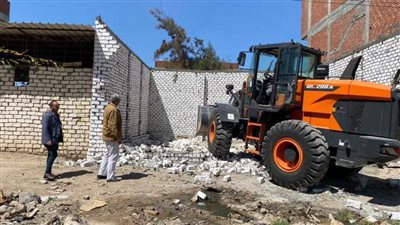 حملات مكبرة لإزالة تعديات البناء المخالف والتعديات على أراضي أملاك الدولة بأحياء الإسكندرية