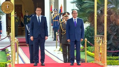 بالفيديو..الرئيس السيسي يستقبل رئيس جمهورية قبرص بقصر الاتحادية