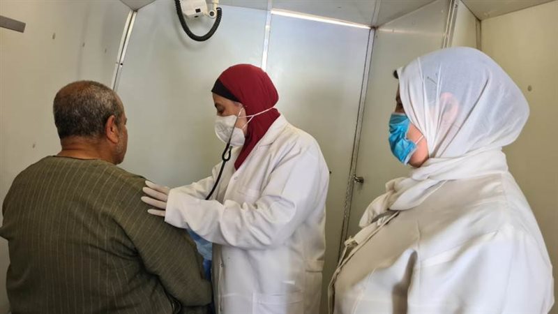 الكشف على ١١١٧ مواطنا