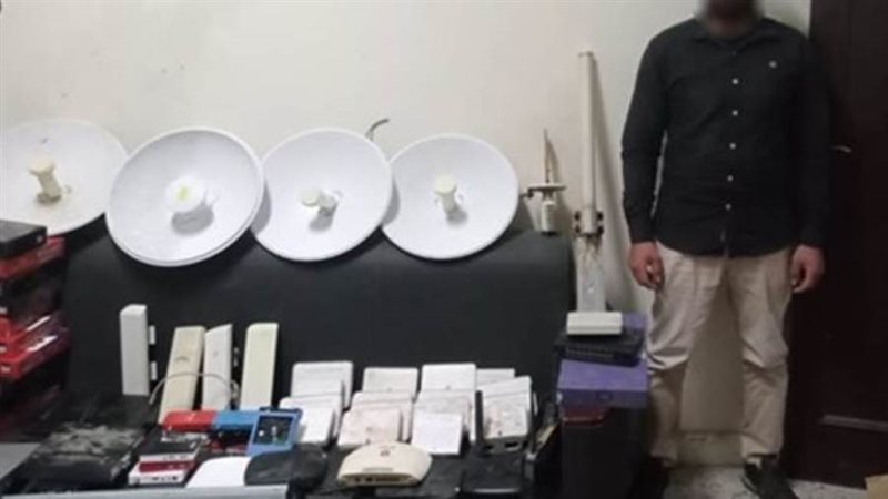 ضبط محطة بث تلفزيوني