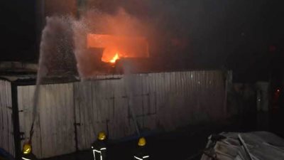 السيطرة على حريق بمزرعة فى العبور