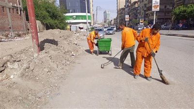 جهود الوحدة المحلية لمركز ومدينة بني سويف في رفع مخلفات الشوارع والقرى