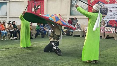 300 مستفيد في يوم التكافل الإجتماعي داخل ملعب مركز شباب كفر الدوار