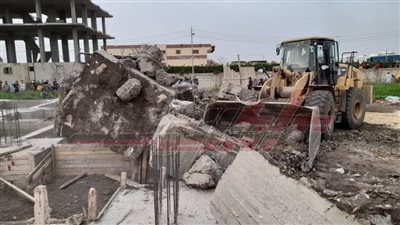 حملة مكبرة لإزالات التعديات على الأراضي الزراعية بكفر الشيخ