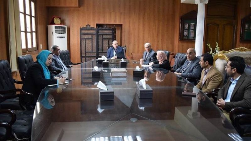 اجتماعات رئيس جامعة