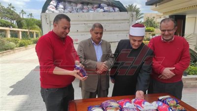 توزيع 25 ألف و400 شنطة رمضانية من بين 65 ألف شنطة بكفر الشيخ