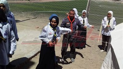 فعاليات المهرجان الكشفي السنوي لعشائر الجوالة والجوالات بشباب بلطيم