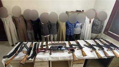 حملة أمنية بقنا ..لضبط حائزي الأسلحة النارية والذخائر وتجار المخدرات والهاربين من الأحكام القضائية