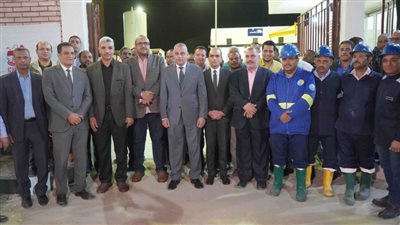 محافظ سوهاج يفتتح مشروع محطة رفع صرف صحي رقم ٤ بحي الكوثر