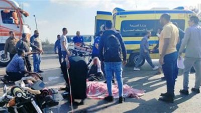 مصرع شخص في حادث تصادم بالشرقية 