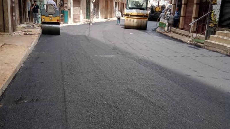 محافظ أسيوط رصف شوارع