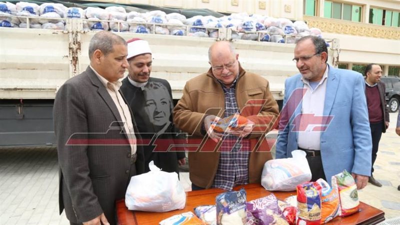 توزيع اللحوم