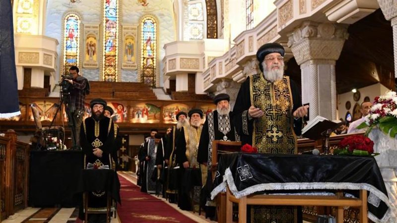 البابا تواضروس خلال