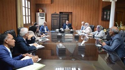 رئيس جامعة بني سويف يترأس اجتماعات لجان 