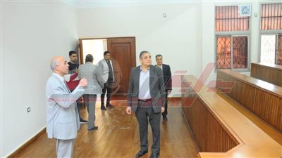 رئيس جامعة كفر الشيخ يتفقد إنشاء مبنى المدرجات المركزية لكلية الطب البيطري