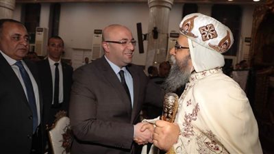 محافظ بني سويف والقيادات الأمنية يشهدون قداس القيامة بمطرانية ببا