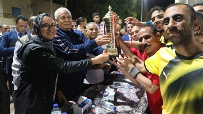 محافظ الوادي الجديد يشهد ختام الدورة الرياضية الرمضانية بنادي الخارجة الرياضي