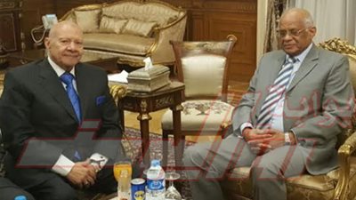 رئيس هيئة النيابة الإدارية يزور مجلس النواب ويناقش مع عبد العال أمور هامة