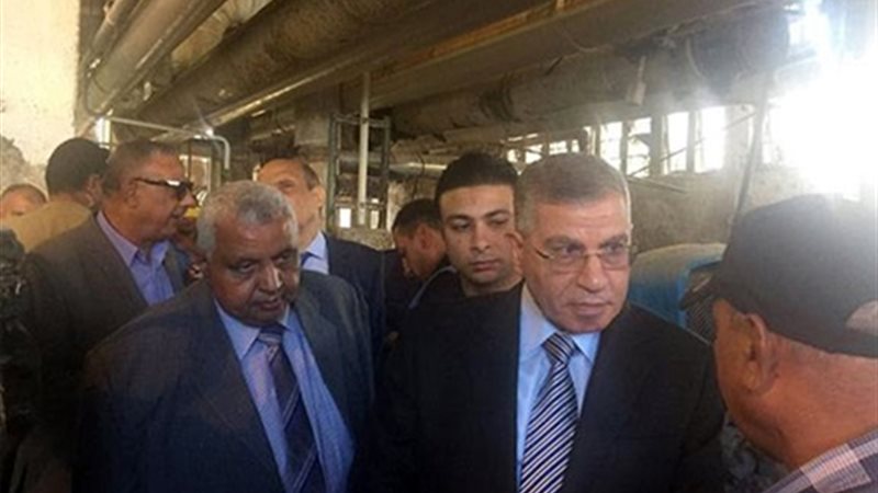 وزير التموين يتفقد