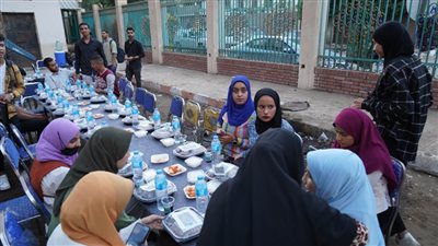 رئيس جامعة سوهاج يشارك في الإفطار الجماعي لجمعيات المجتمع المدنى بالمستشفى الجامعي