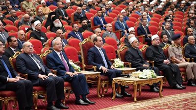 كلمة الرئيس السيسي بمناسبة الاحتفال بليلة القدر تتصدر اهتمامات صحف القاهرة