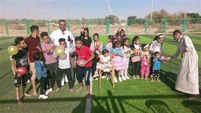 إقبال كثيف من المواطنين على مراكز شباب الوادي الجديد في أول أيام العيد