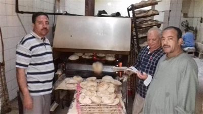 تحرير 30 مخالفة خلال حملة تموينية على المخابز البلدية بمطاي بالمنيا