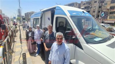  قوافل طبية أمام الحدائق بكفر الشيخ لإجراء الكشف المجاني وصرف الأدوية