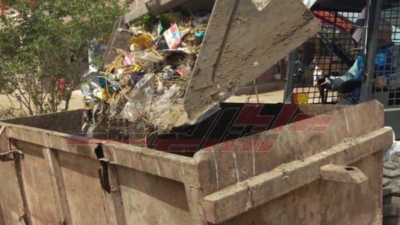 رفع مخلفات القمامة