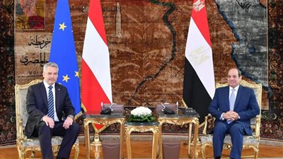 نص البيان المُشترك للرئيس السيسي مع المستشار الفيدرالي لجمهورية النمسا 